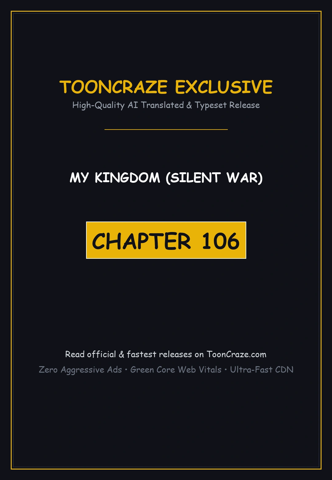 My Kingdom Silent War Chapter 106 - Page 1