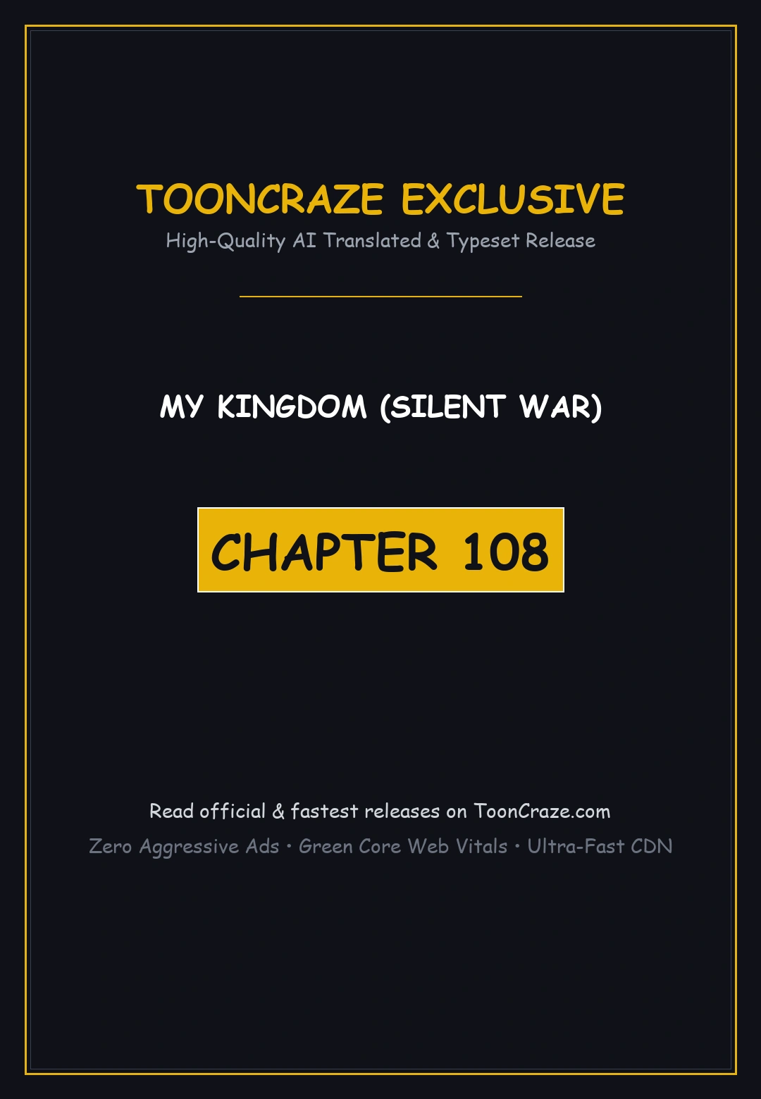 My Kingdom Silent War Chapter 108 - Page 1