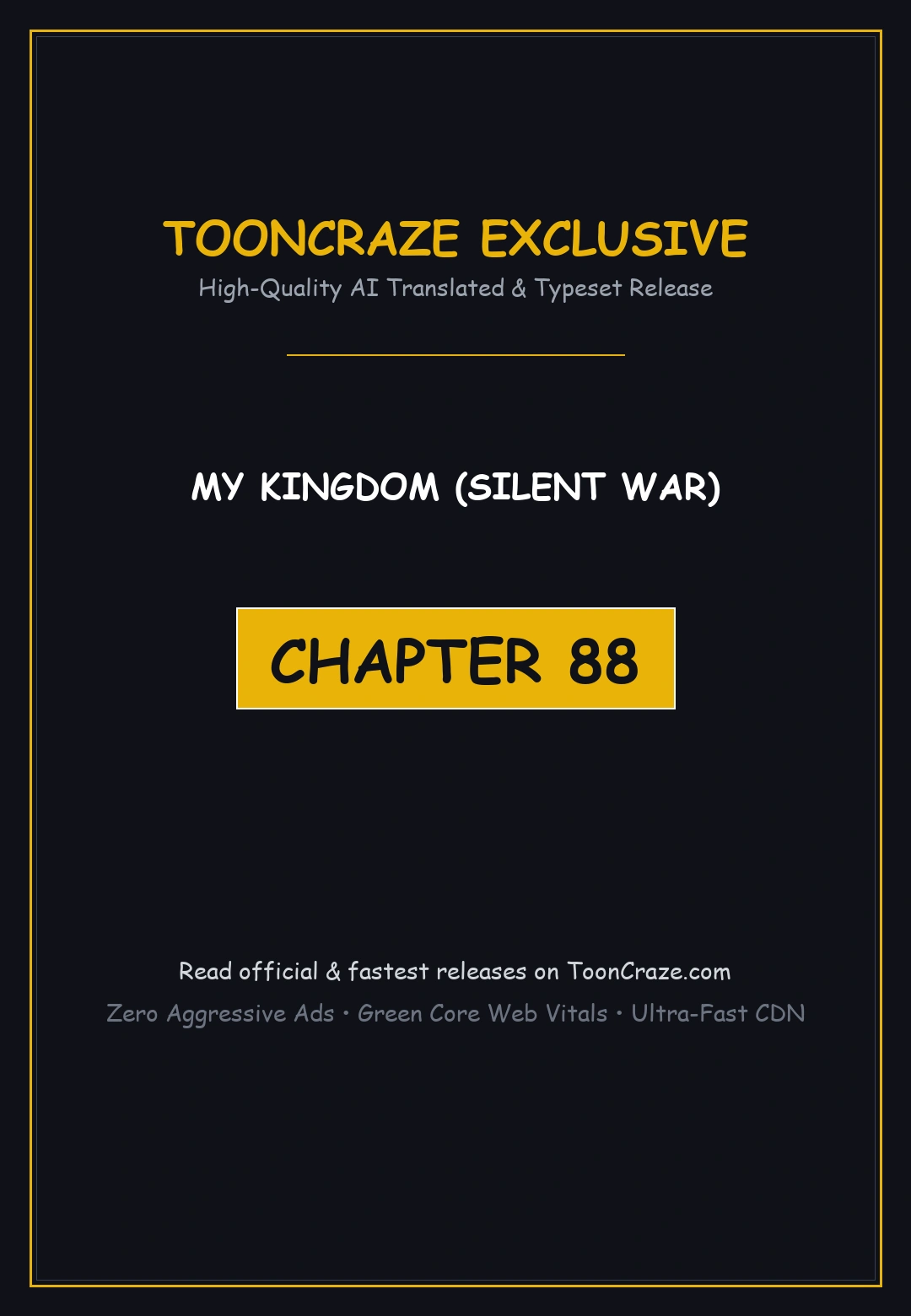 My Kingdom Silent War Chapter 88 - Page 1