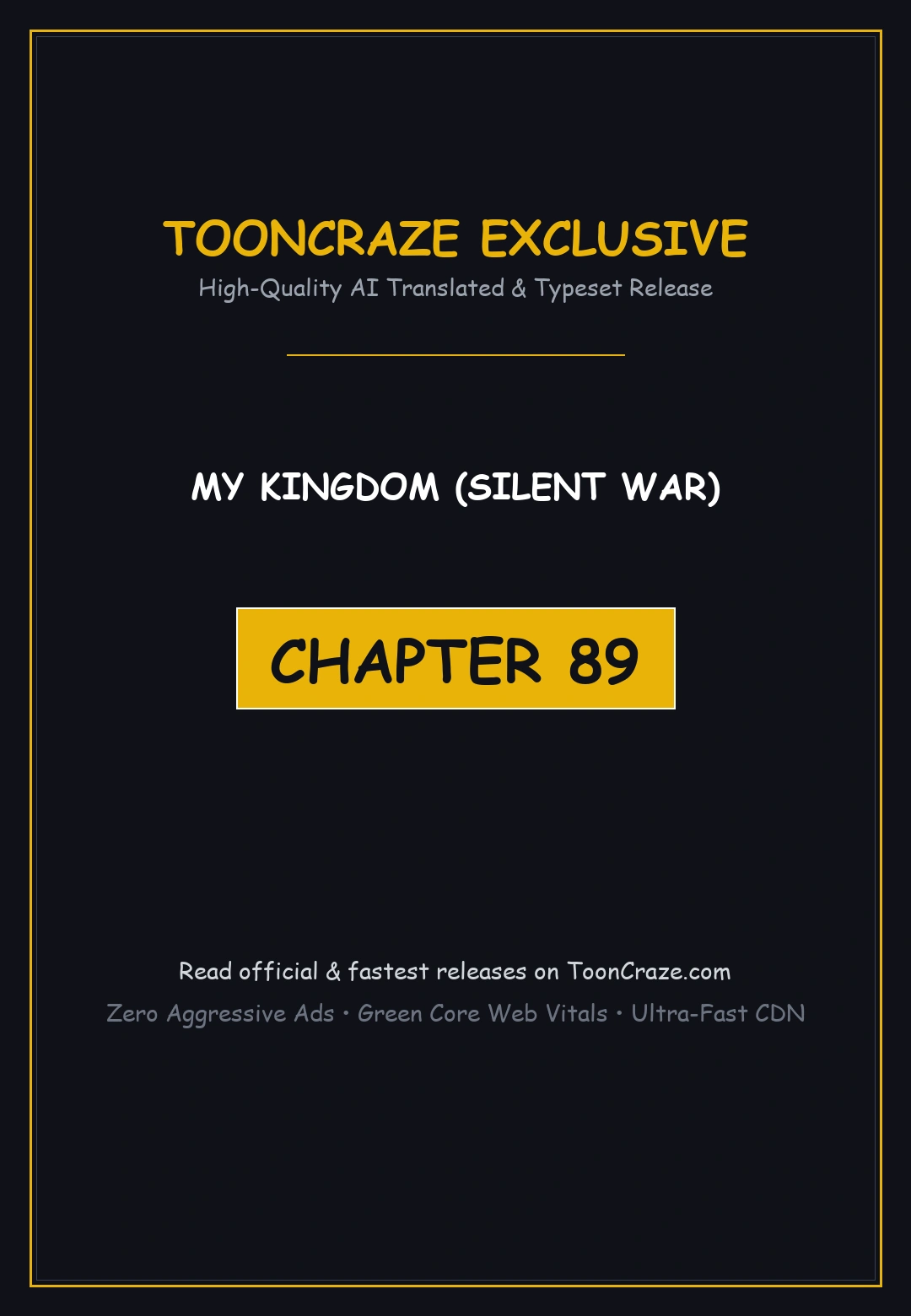 My Kingdom Silent War Chapter 89 - Page 1