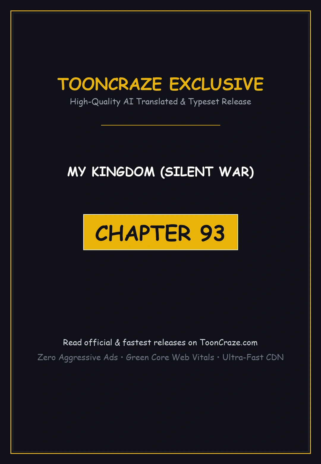 My Kingdom Silent War Chapter 93 - Page 1