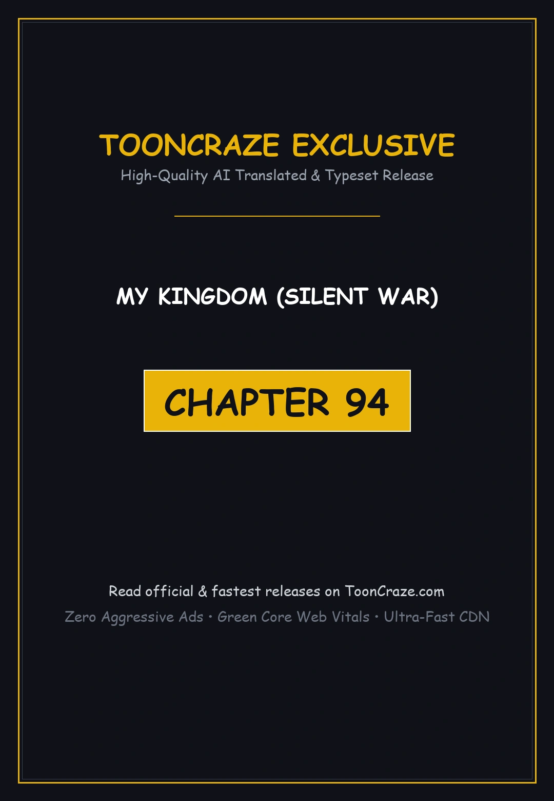 My Kingdom Silent War Chapter 94 - Page 1