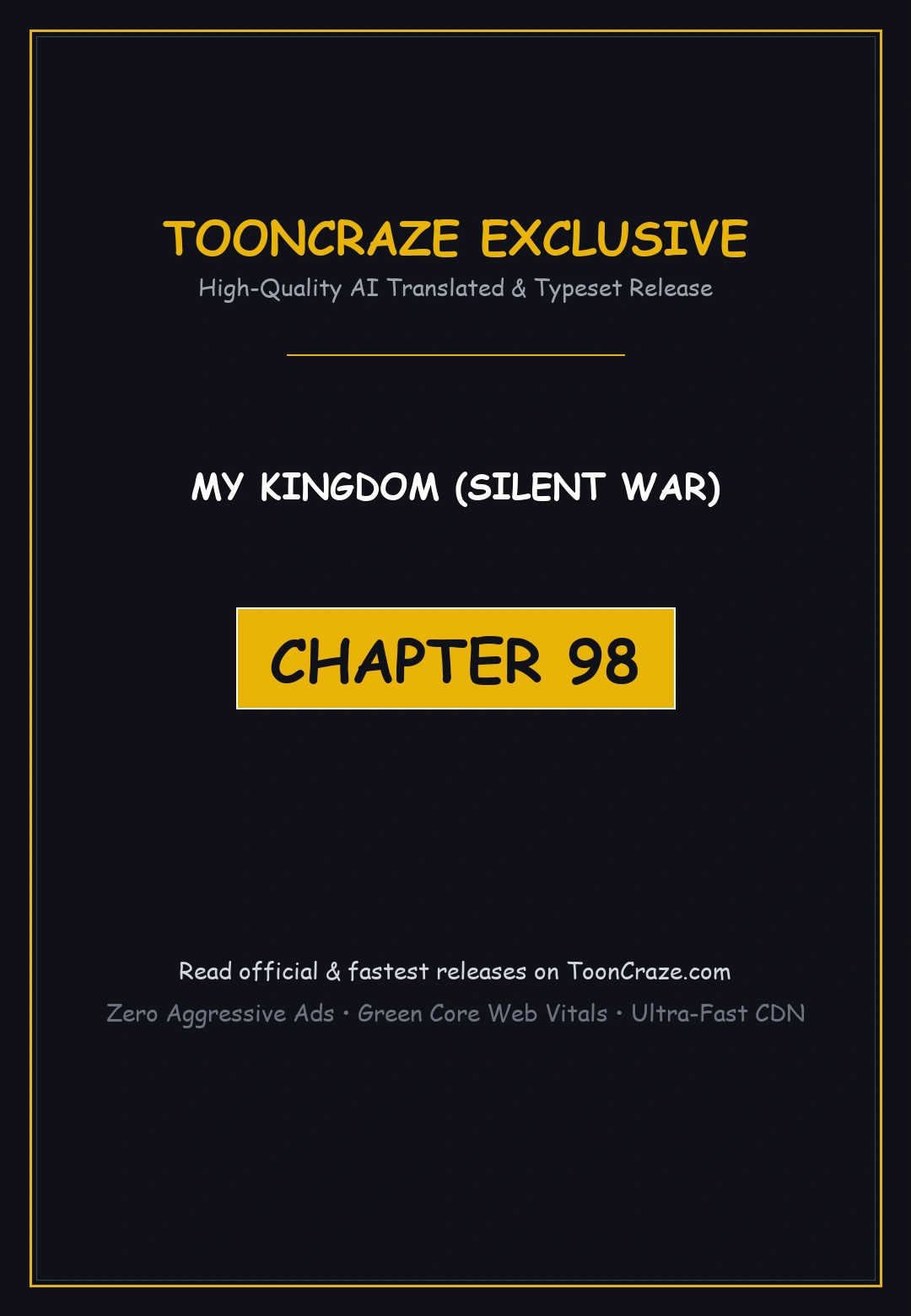 My Kingdom Silent War Chapter 98 - Page 1