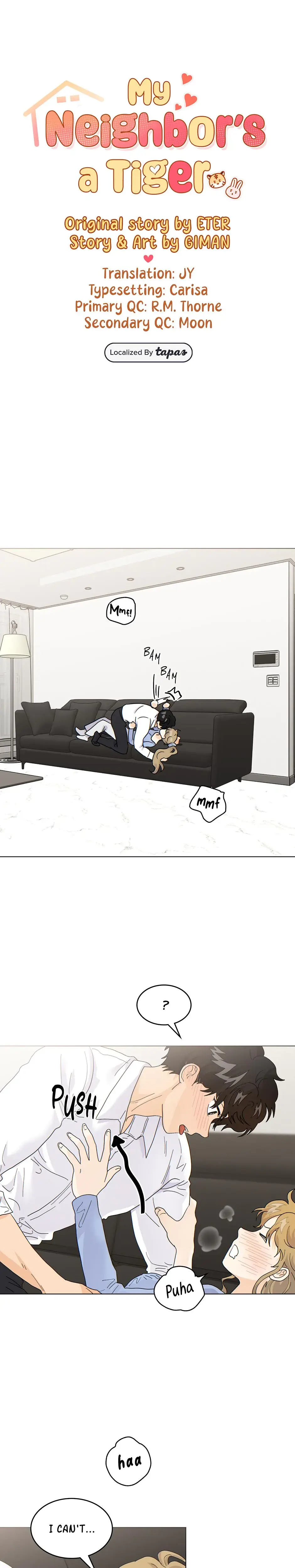 My Neighbors A Tiger Chapter 13 - Page 1