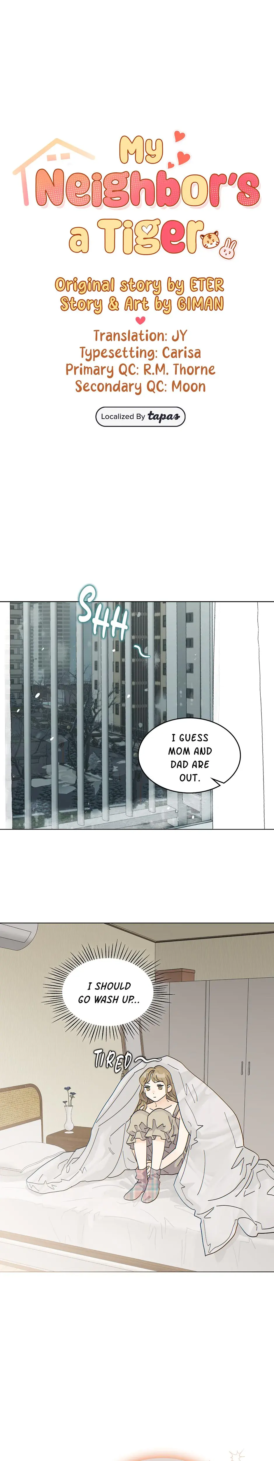 My Neighbors A Tiger Chapter 28 - Page 1