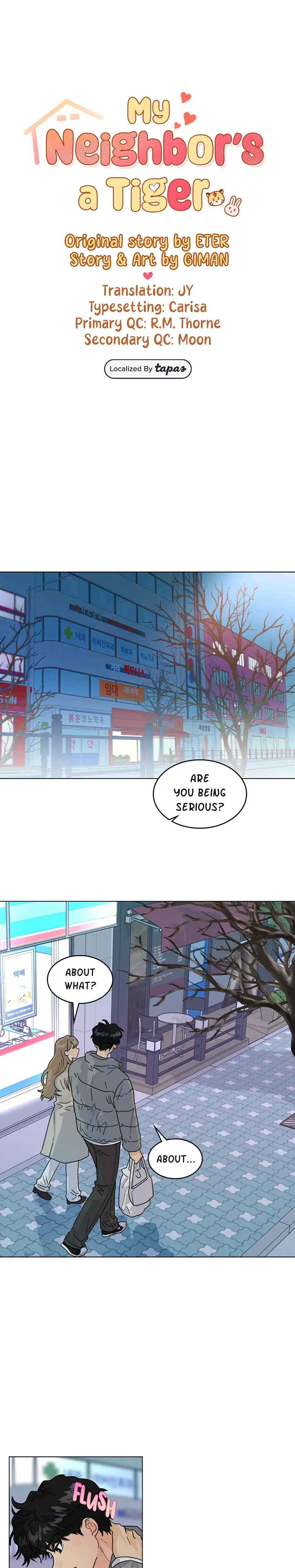 My Neighbors A Tiger Chapter 32 - Page 1