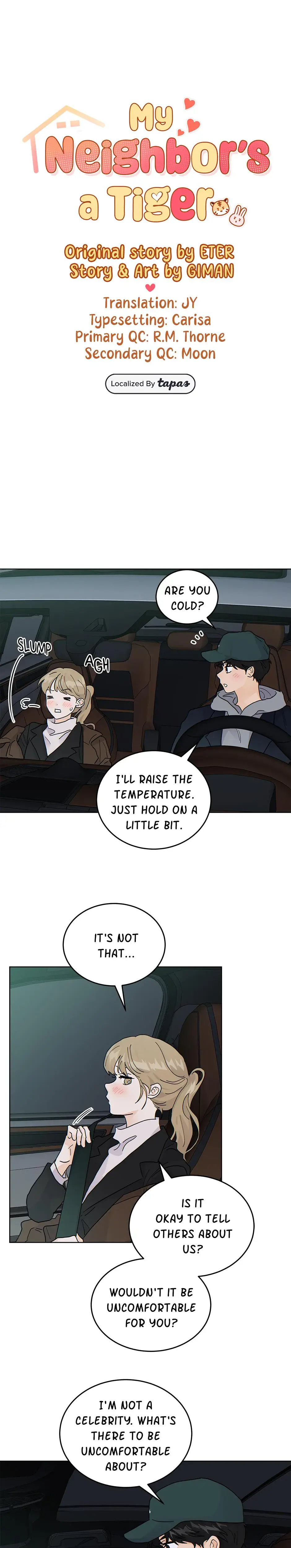 My Neighbors A Tiger Chapter 45 - Page 1