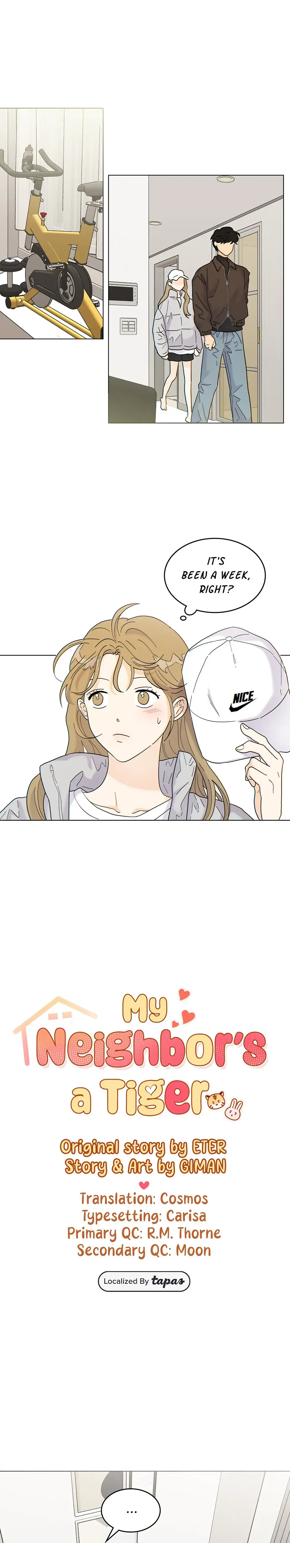 My Neighbors A Tiger Chapter 7 - Page 1