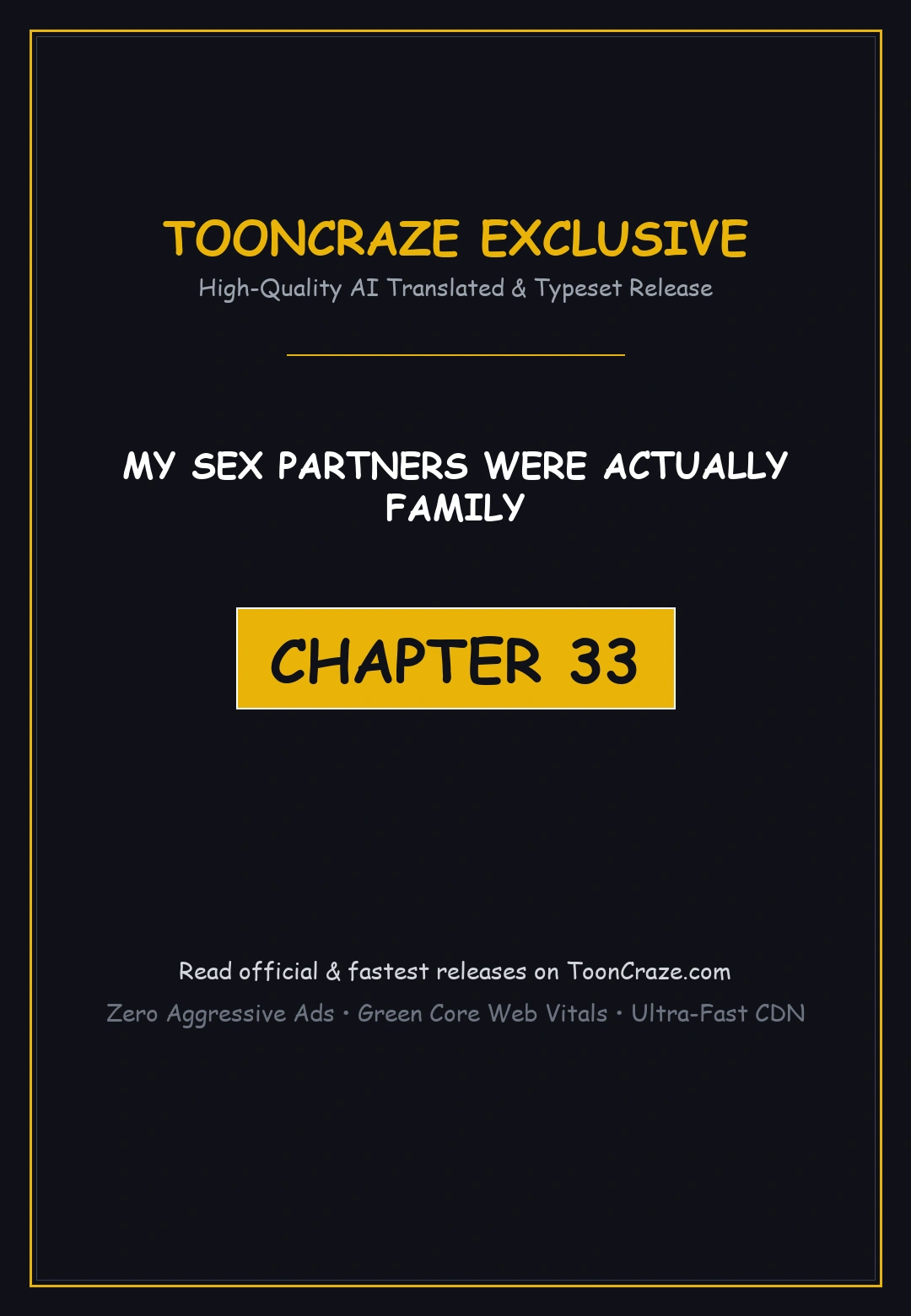 My Sex Partners Were Actually Family Chapter 33 - Page 1