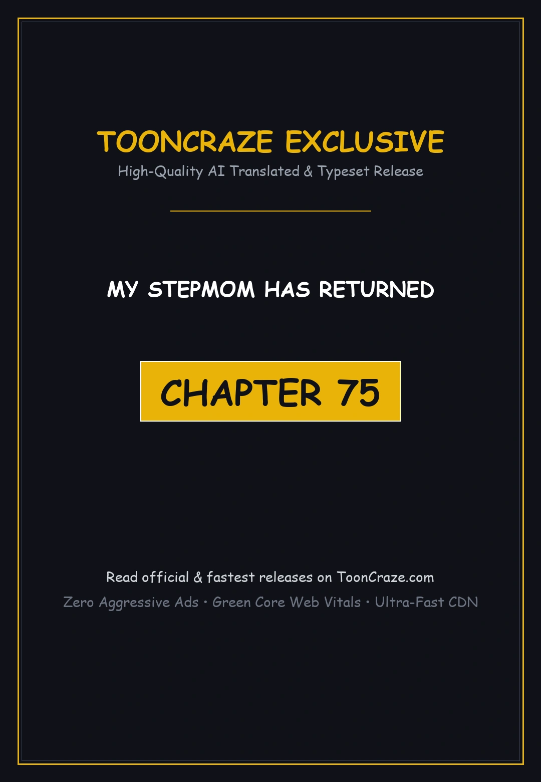 My Stepmom Has Returned Chapter 75 - Page 1