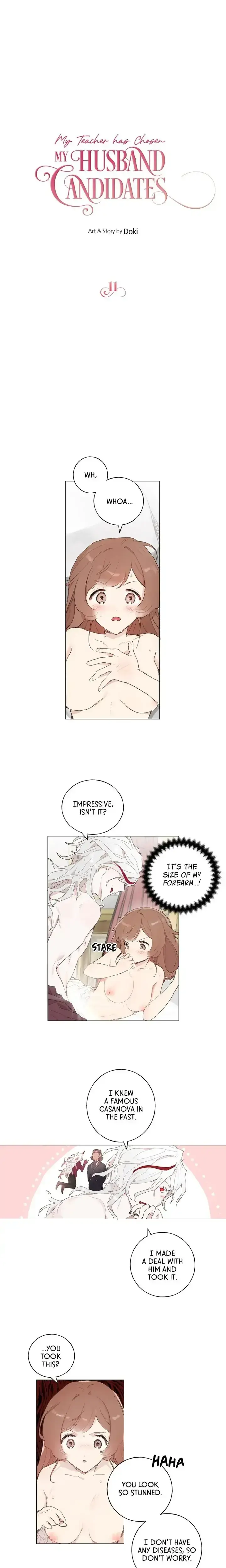 My Teacher Has Chosen My Husband Candidates Chapter 11 - Page 1