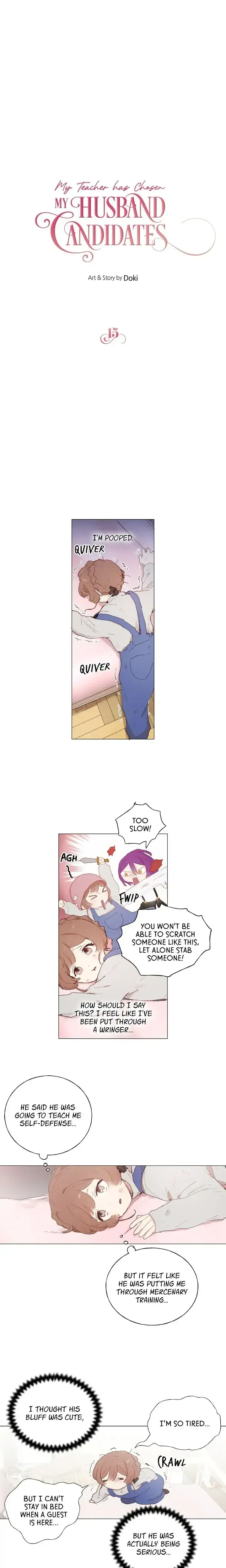 My Teacher Has Chosen My Husband Candidates Chapter 15 - Page 1