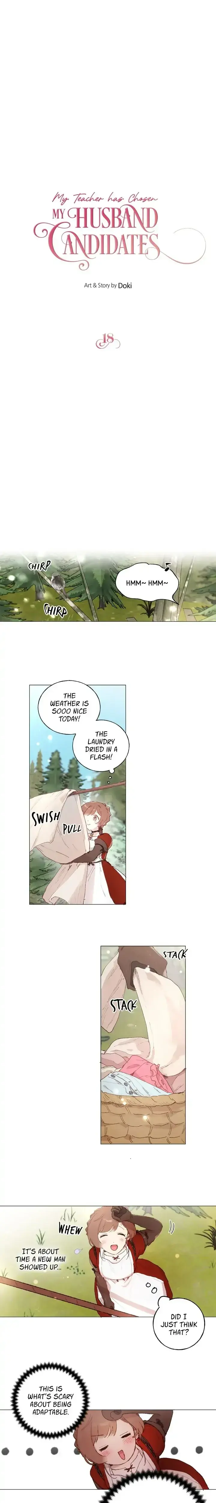 My Teacher Has Chosen My Husband Candidates Chapter 18 - Page 1