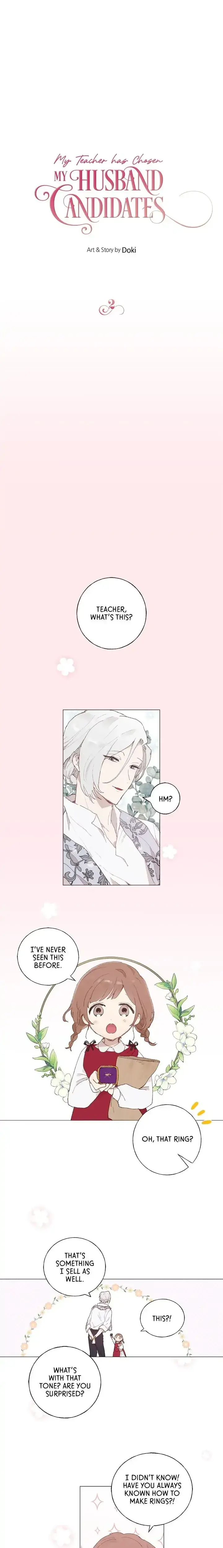 My Teacher Has Chosen My Husband Candidates Chapter 2 - Page 1