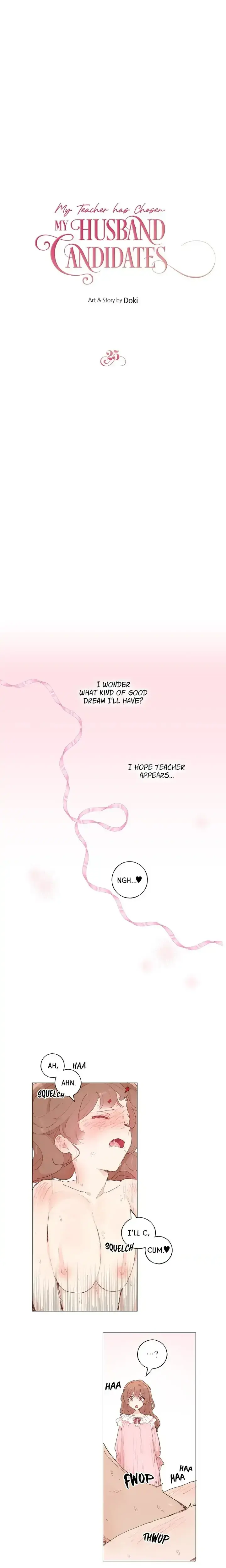 My Teacher Has Chosen My Husband Candidates Chapter 25 - Page 1