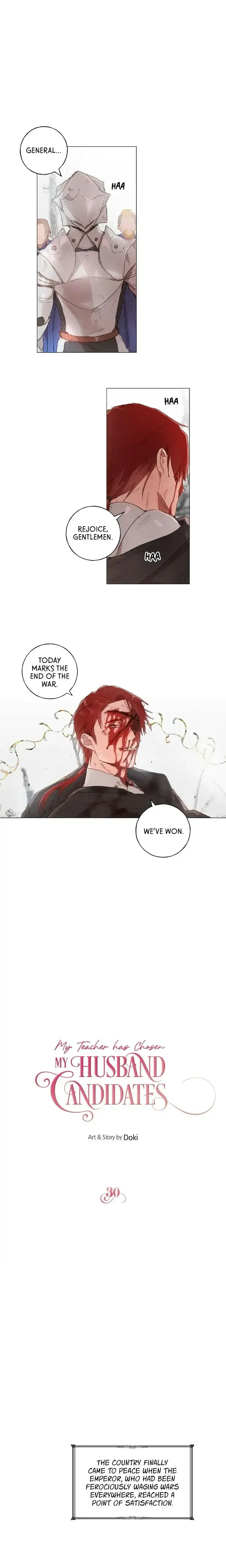 My Teacher Has Chosen My Husband Candidates Chapter 30 - Page 1