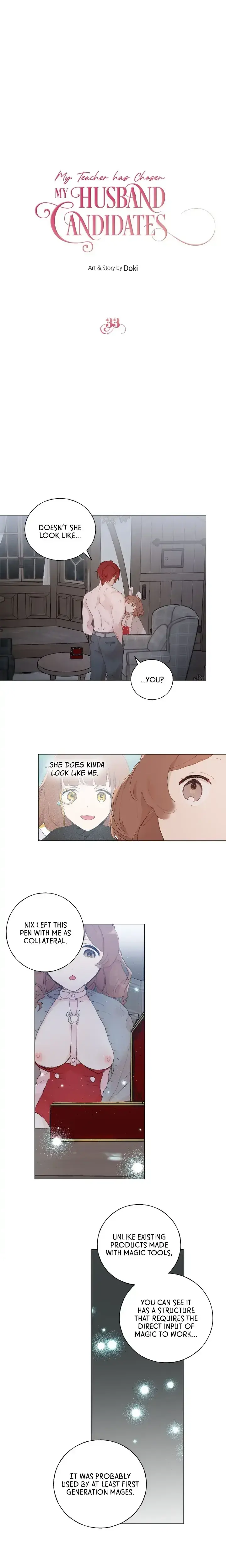 My Teacher Has Chosen My Husband Candidates Chapter 33 - Page 1