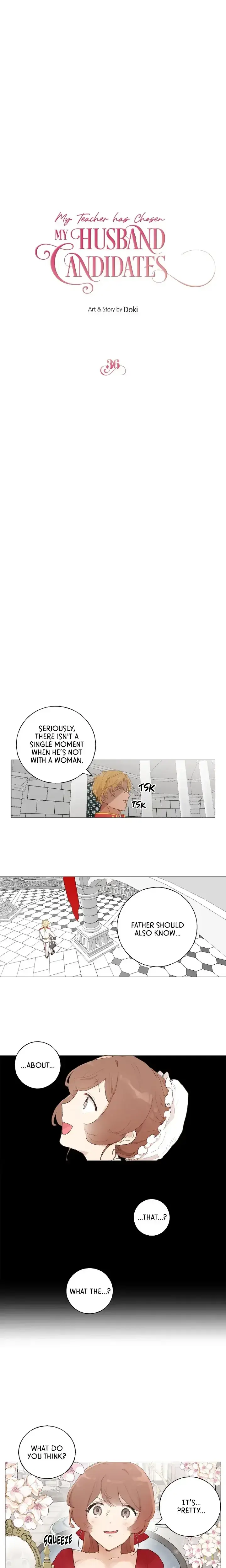 My Teacher Has Chosen My Husband Candidates Chapter 36 - Page 1