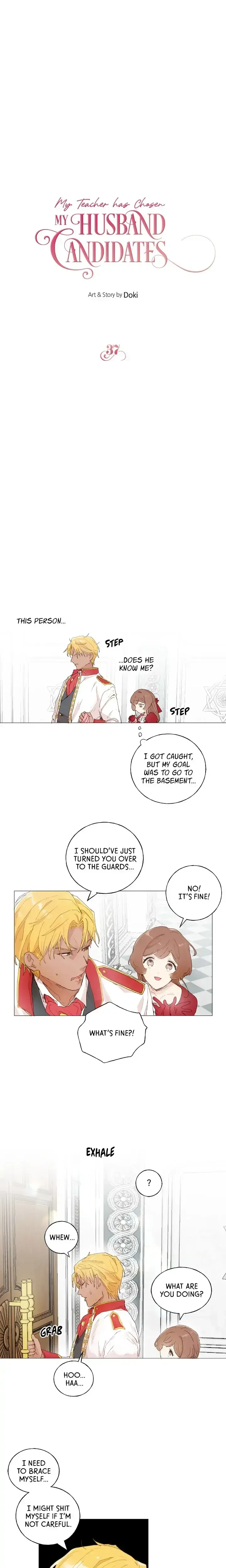 My Teacher Has Chosen My Husband Candidates Chapter 37 - Page 1