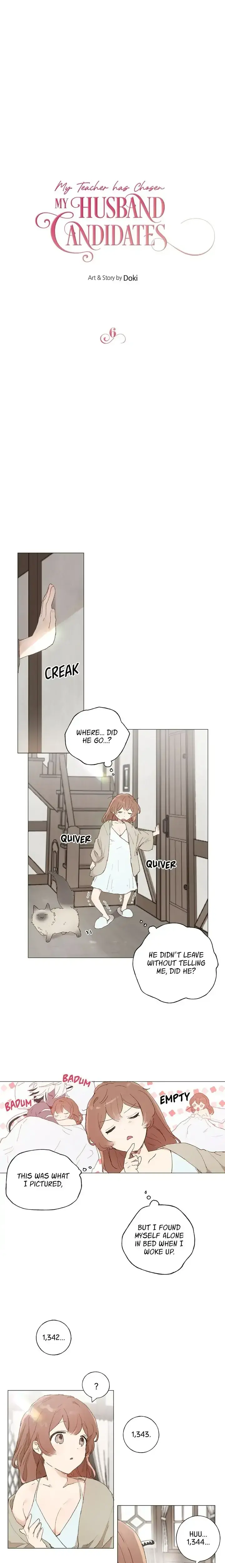 My Teacher Has Chosen My Husband Candidates Chapter 6 - Page 1
