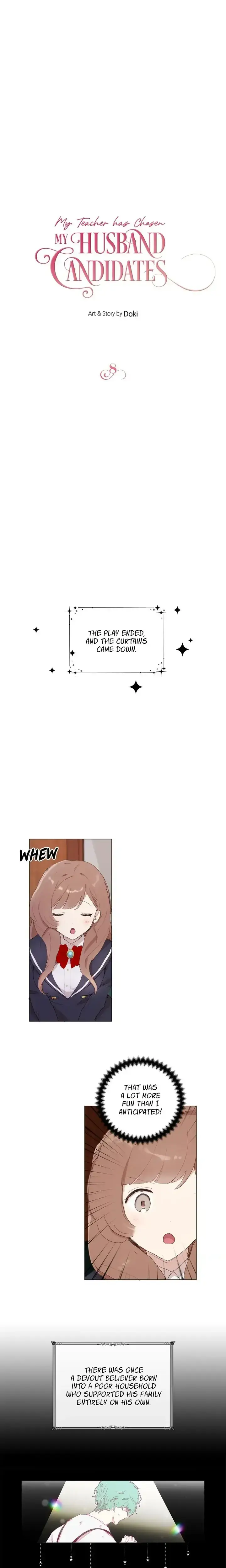 My Teacher Has Chosen My Husband Candidates Chapter 8 - Page 1