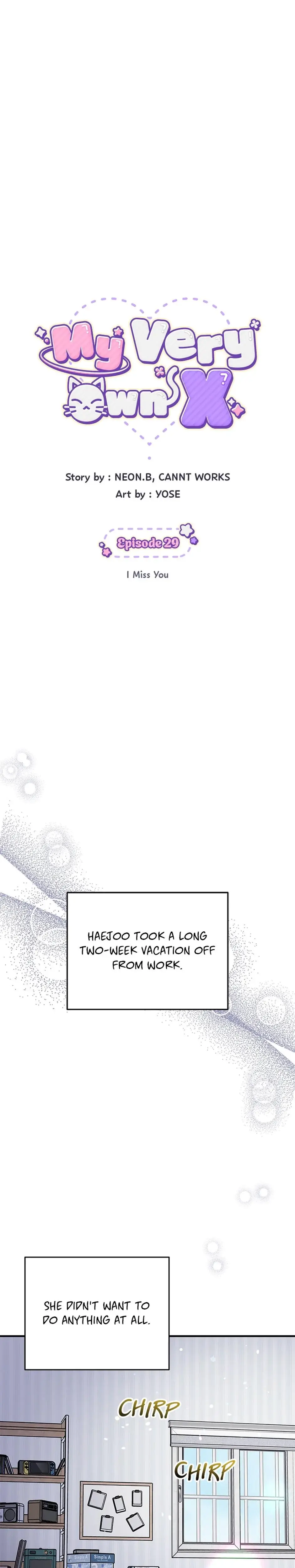 My Very Own X Chapter 29 - Page 1