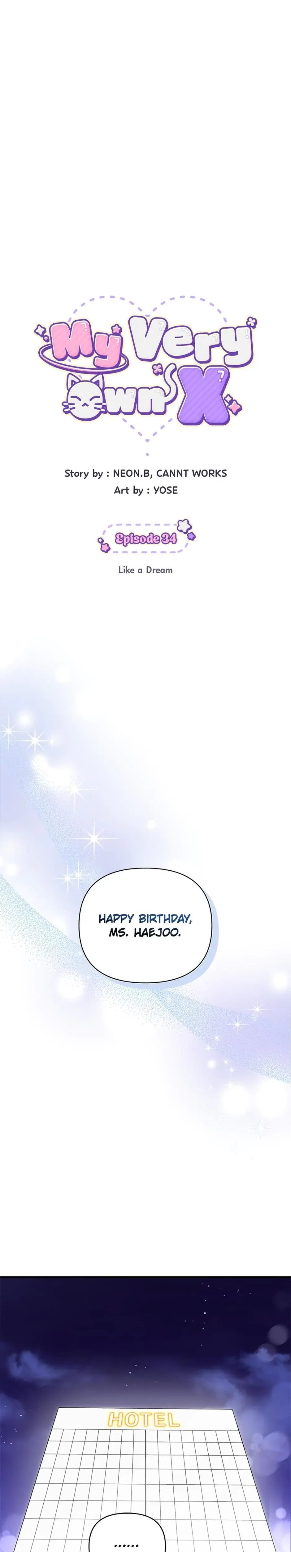 My Very Own X Chapter 34 - Page 1