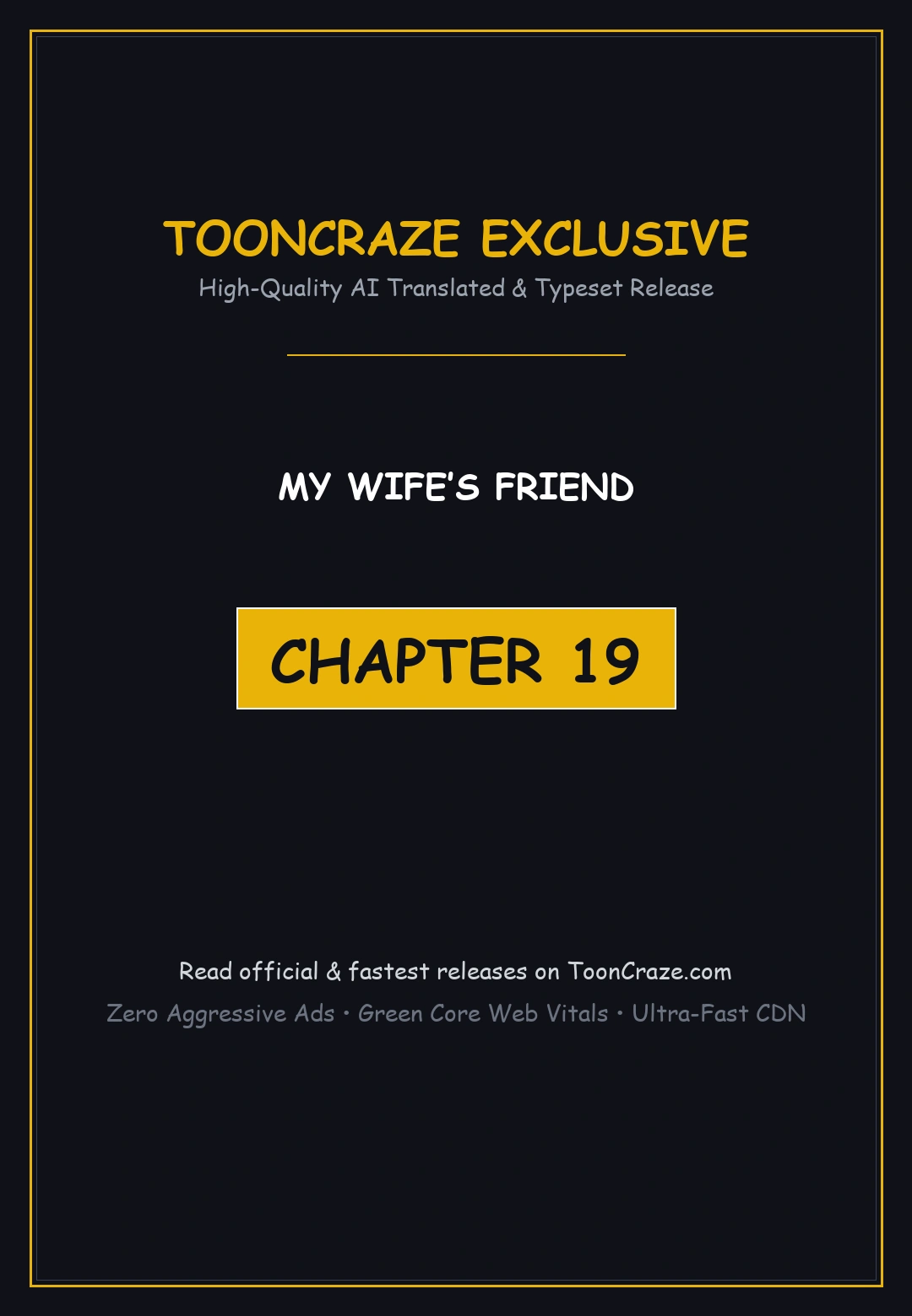 My Wifes Friend Chapter 19 - Page 1