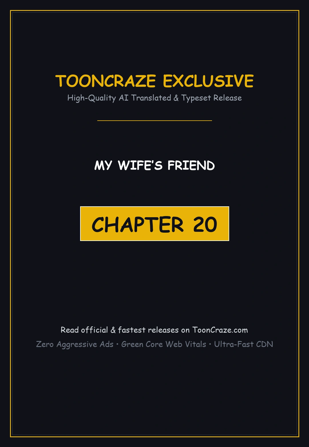 My Wifes Friend Chapter 20 - Page 1