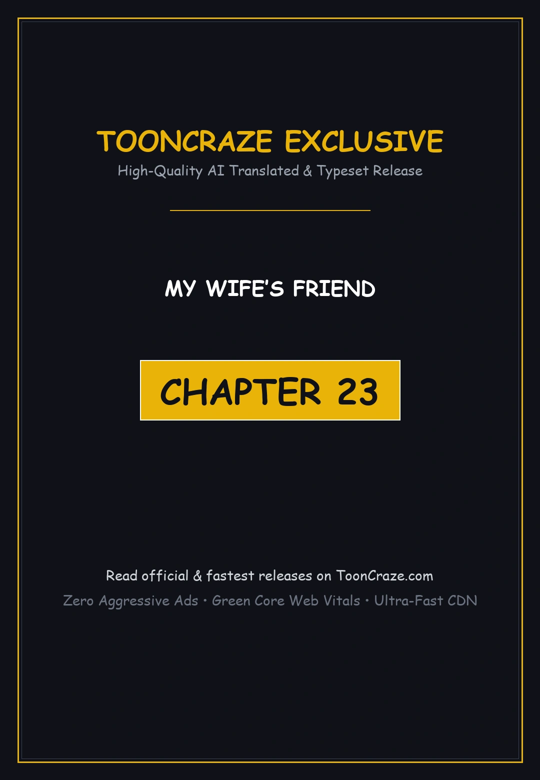 My Wifes Friend Chapter 23 - Page 1