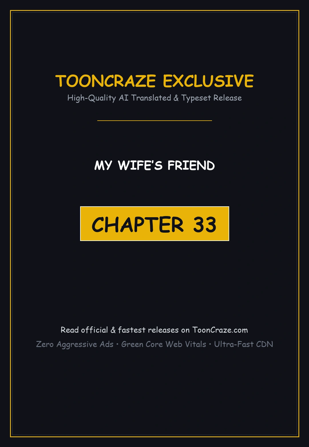 My Wifes Friend Chapter 33 - Page 1
