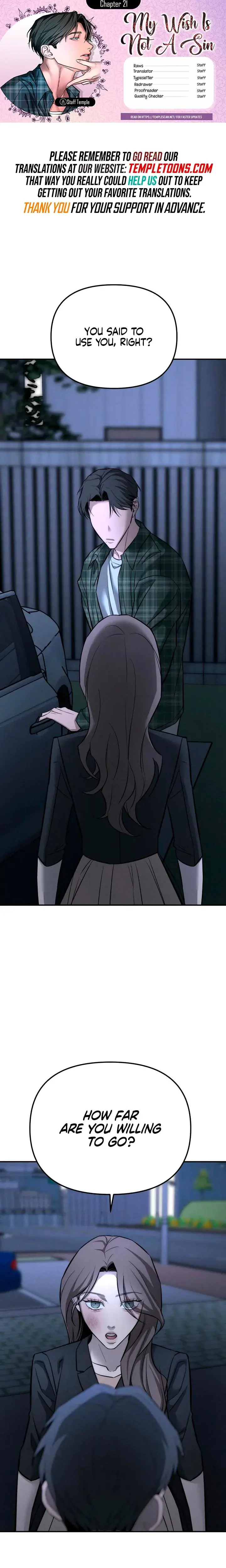 My Wish Is Not A Sin Chapter 21 - Page 1