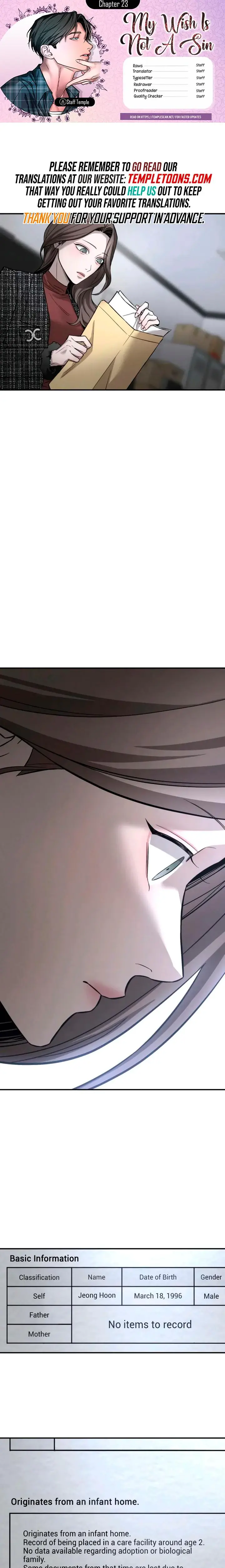My Wish Is Not A Sin Chapter 23 - Page 1