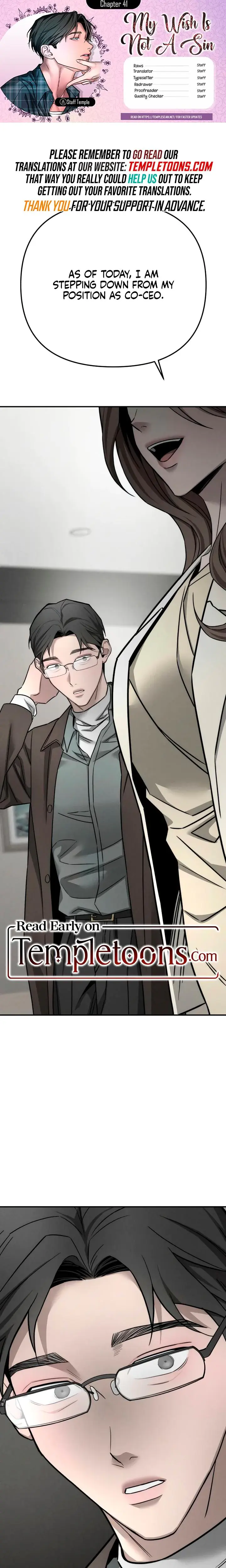 My Wish Is Not A Sin Chapter 41 - Page 1