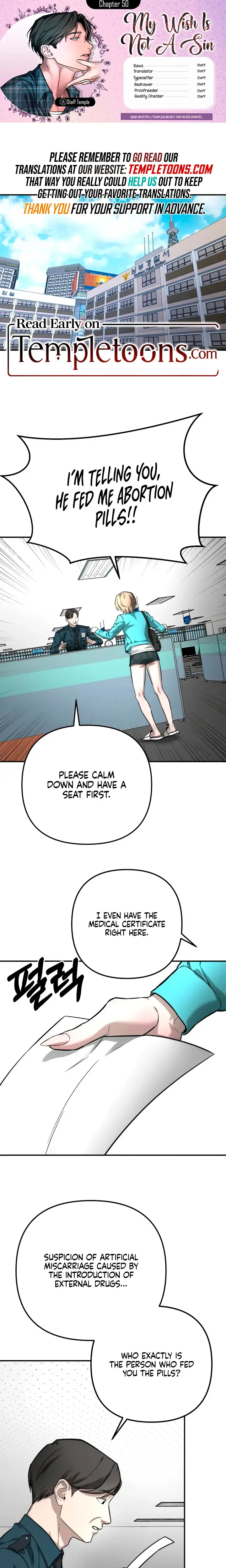 My Wish Is Not A Sin Chapter 50 - Page 1