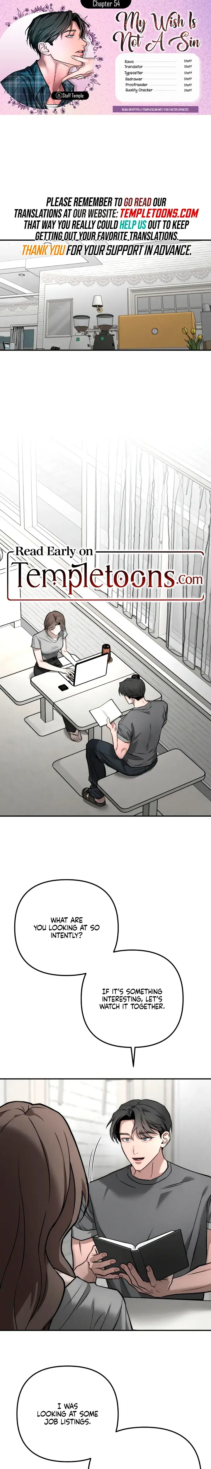 My Wish Is Not A Sin Chapter 54 - Page 1