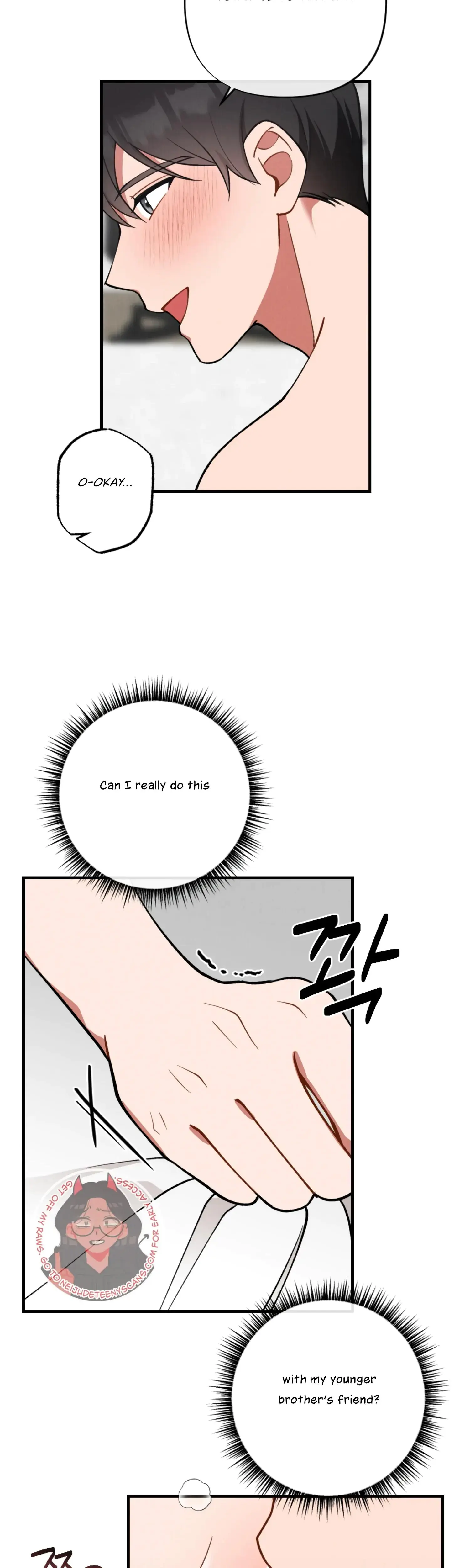 My Younger Brothers Friend Can T Be This Big Chapter 2 - Page 38