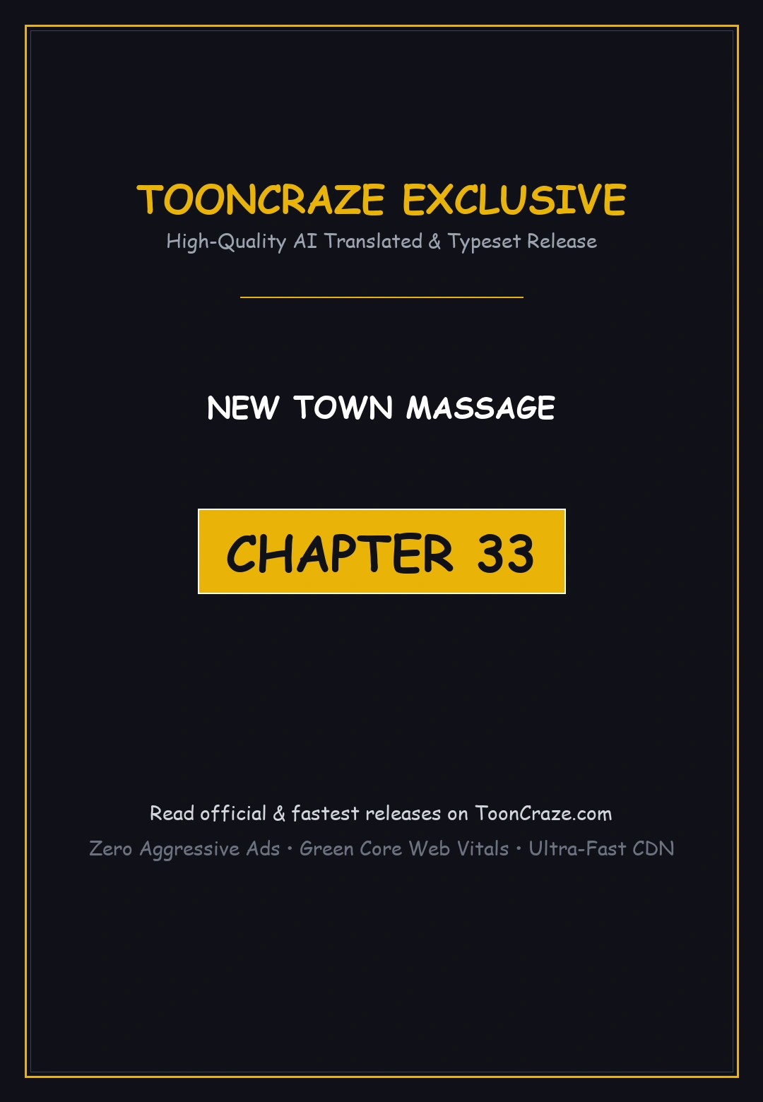 New Town Massage Chapter 33 - Page 1