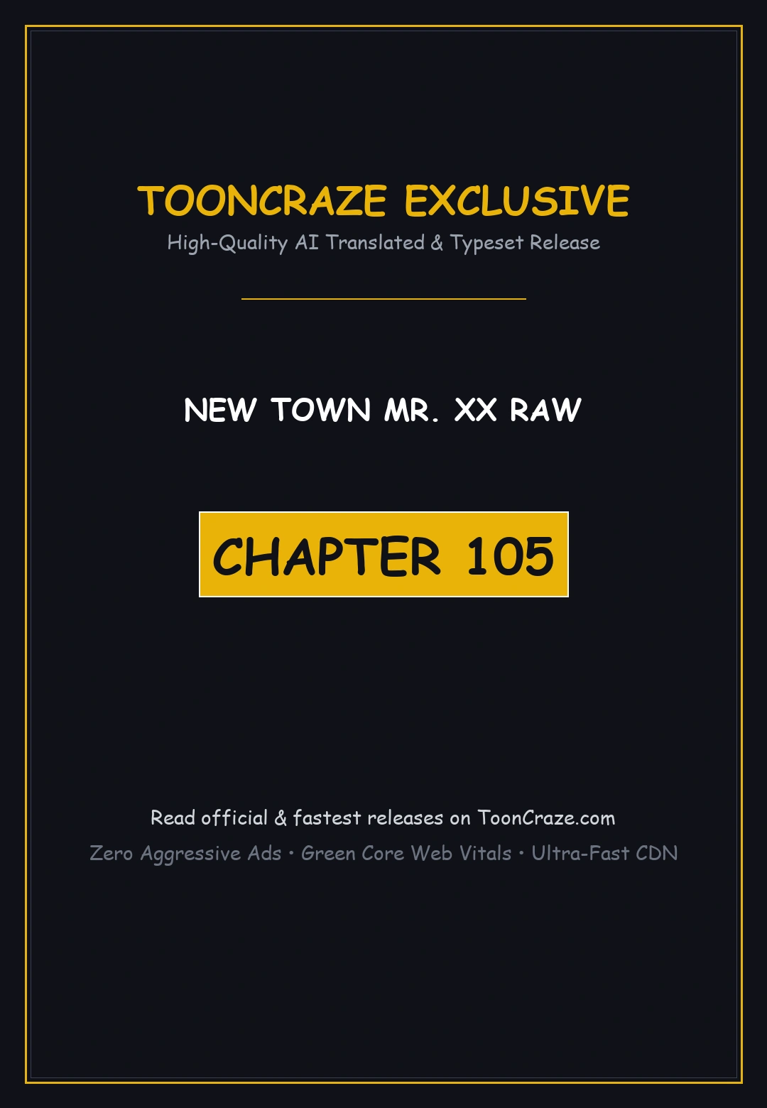 New Town Mr Xx Raw Chapter 105 - Page 1
