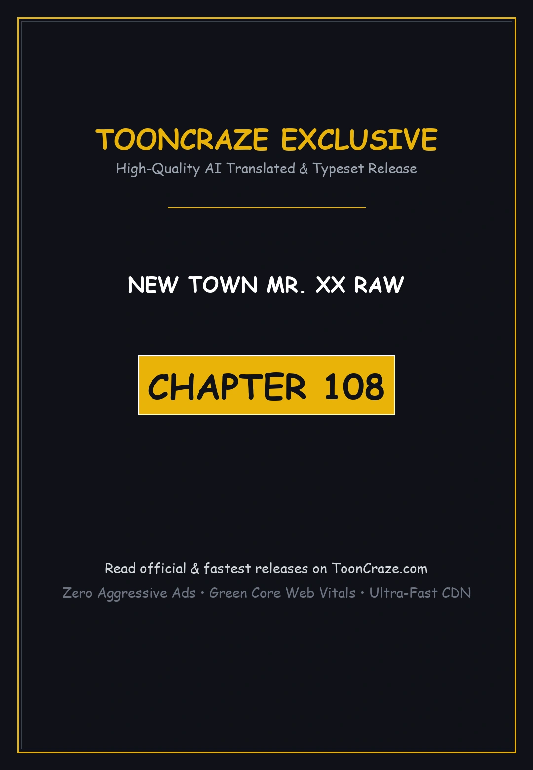New Town Mr Xx Raw Chapter 108 - Page 1