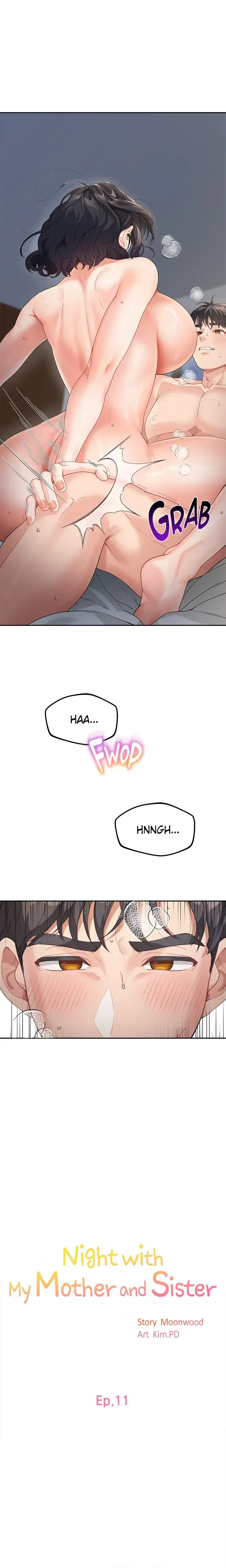 Night With My Mother And Sister Chapter 11 - Page 1