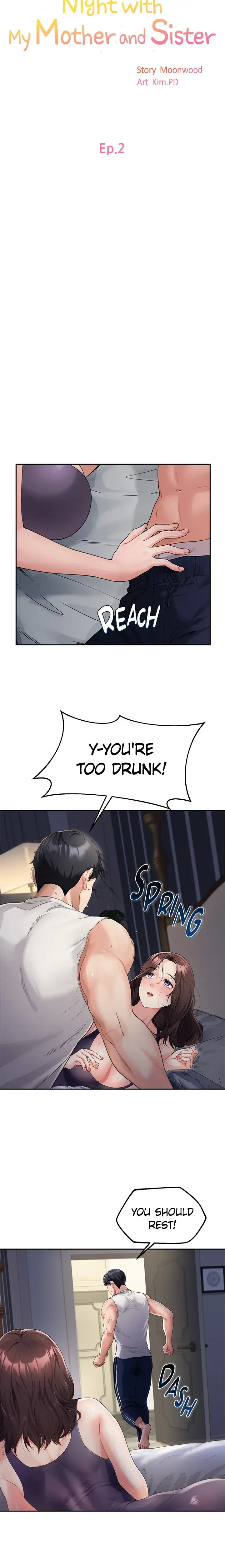Night With My Mother And Sister Chapter 2 - Page 2