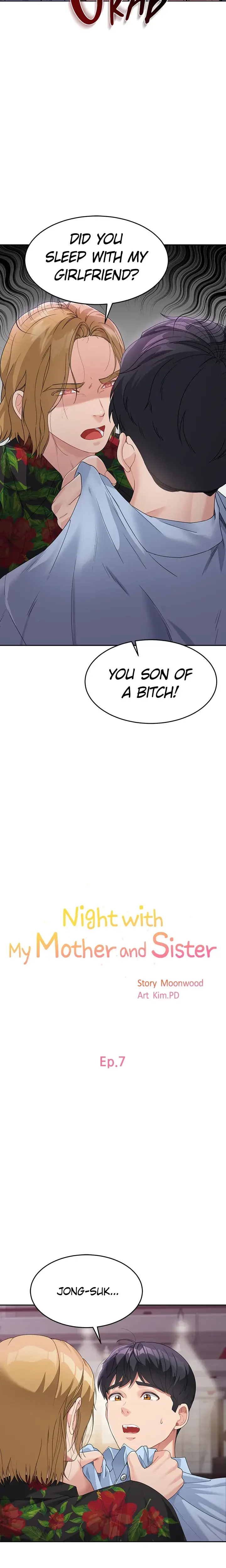 Night With My Mother And Sister Chapter 7 - Page 2