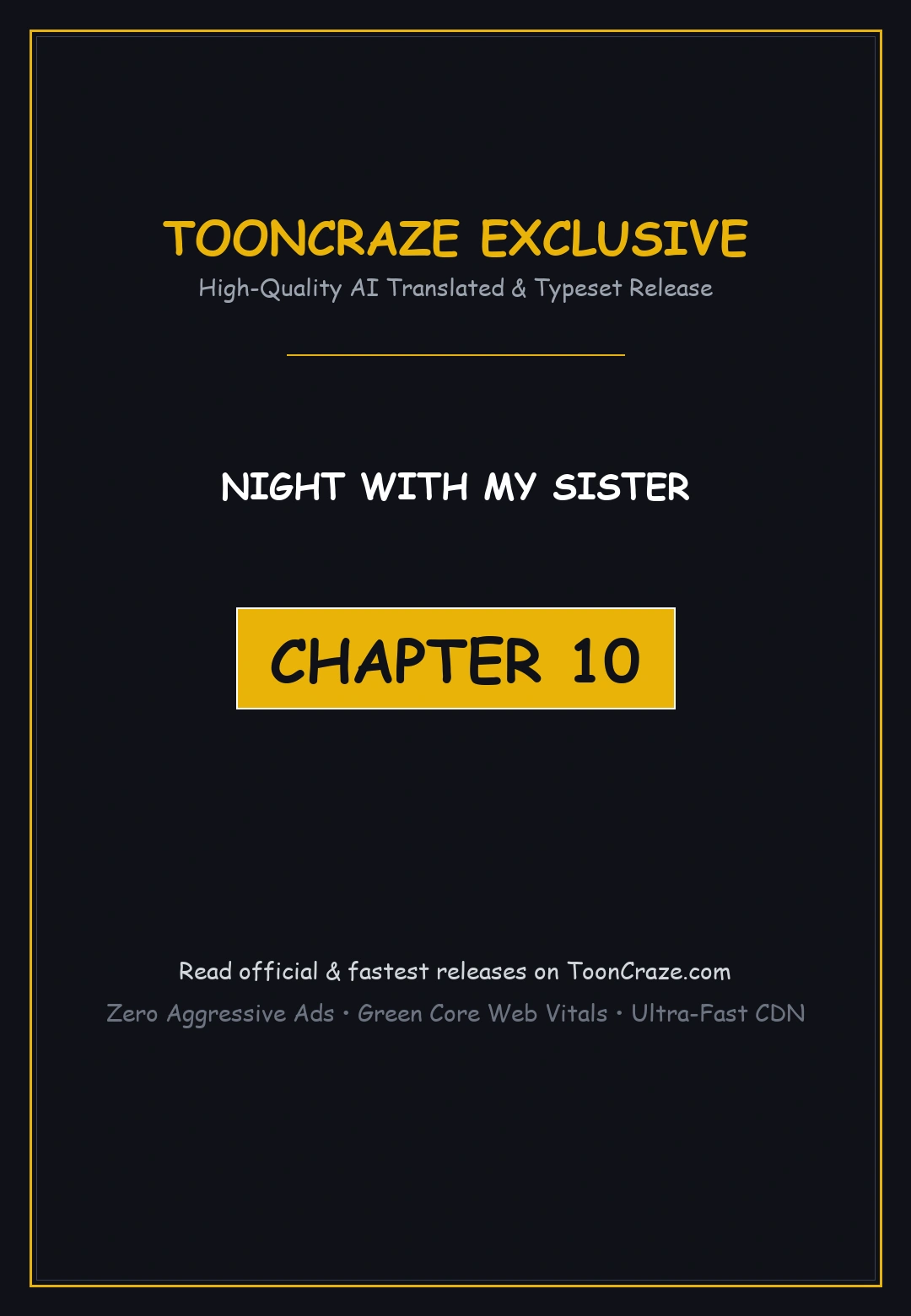 Night With My Sister Manhwa Chapter 10 - Page 1