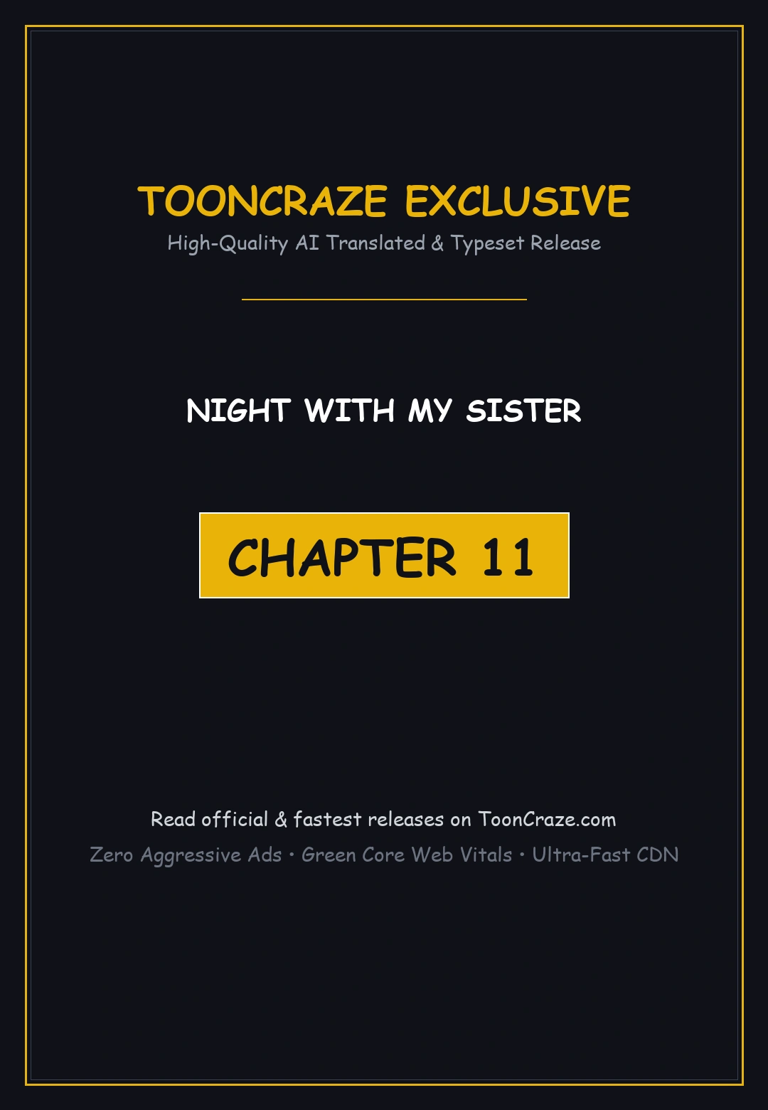 Night With My Sister Manhwa Chapter 11 - Page 1