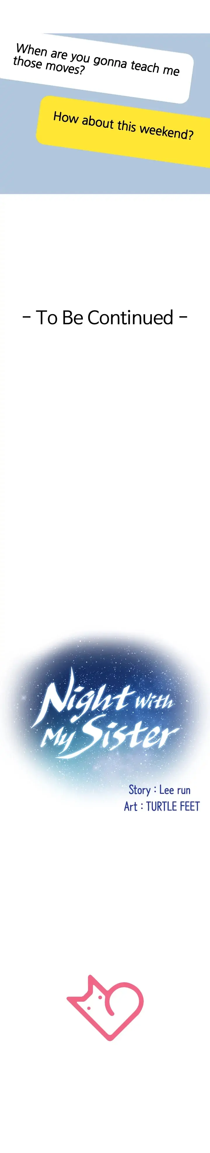 Night With My Sister Manhwa Chapter 24 - Page 43
