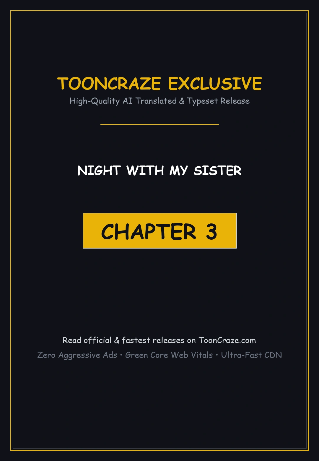 Night With My Sister Manhwa Chapter 3 - Page 1