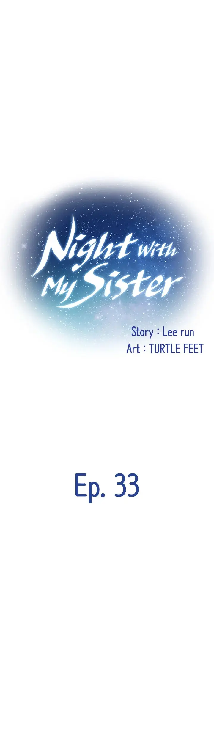Night With My Sister Manhwa Chapter 33 - Page 1