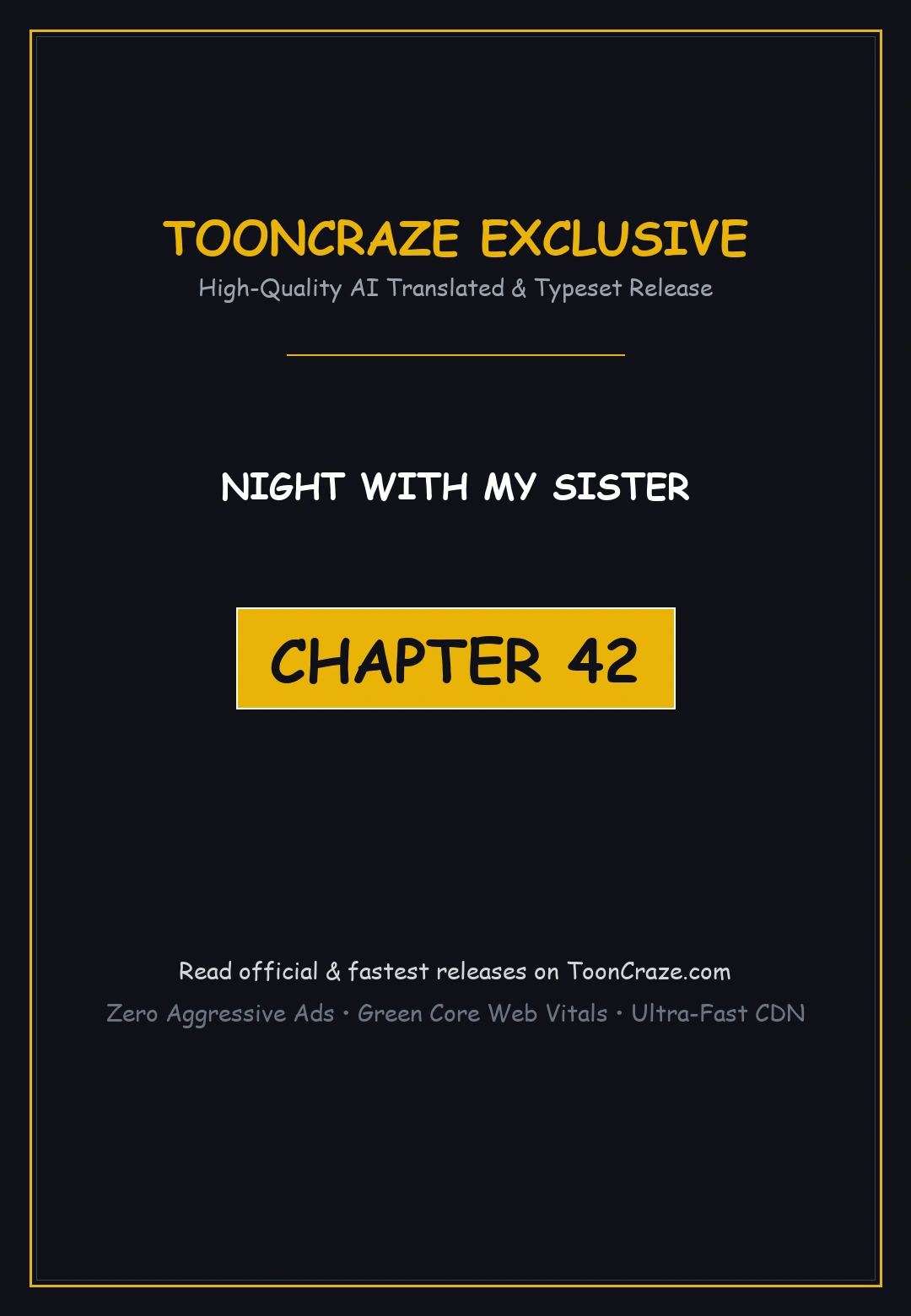 Night With My Sister Manhwa Chapter 42 - Page 1