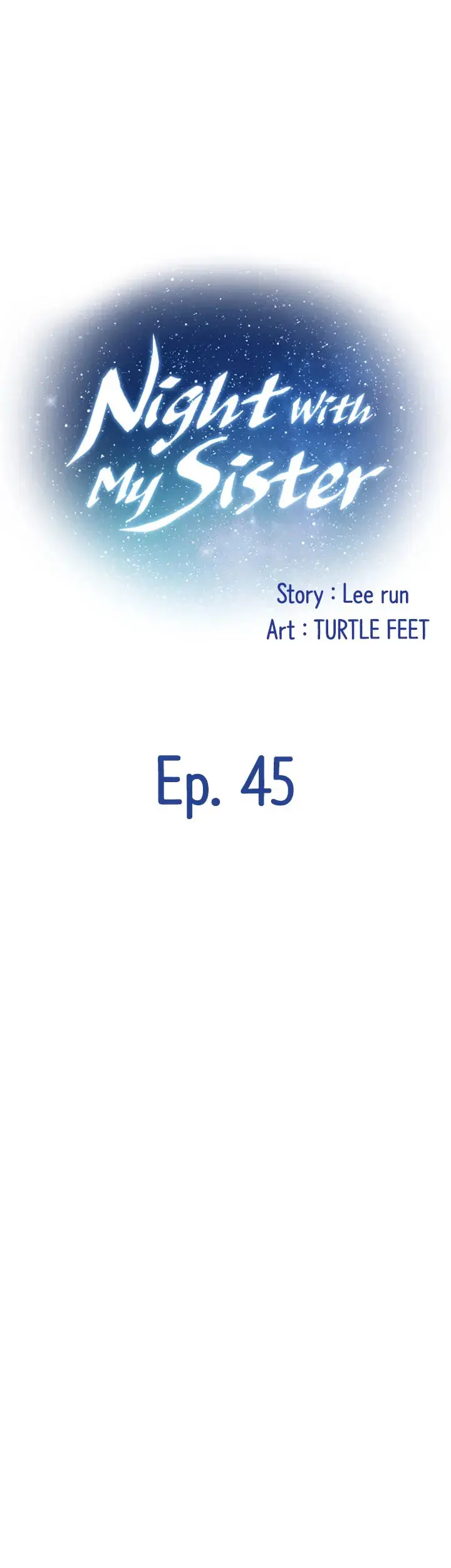 Night With My Sister Manhwa Chapter 45 - Page 1